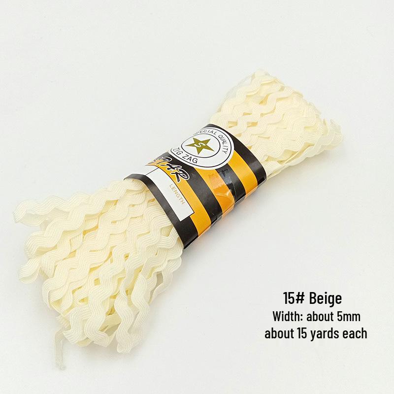 

Красочная матросская лента S-образной формы (0.5cm) для DIY аксессуаров для волос, одежды и украшений