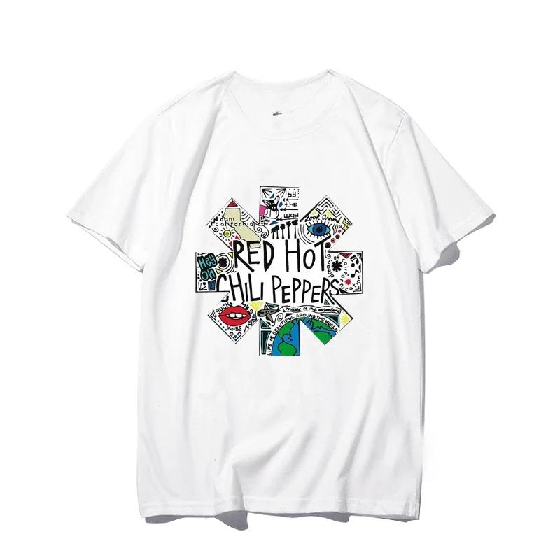 Casual Red Hot Chili T Shirts Peppers Cool Funny Men Women Cotton Short Sleeve Oversized Streetwear Children Boy Girl Summer Top