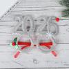 2026 New Year Eve Party Glasses Frame Holiday Party Decoration Supplies Kids Gift Favors 2026 Funny Christmas Photo Booth Props