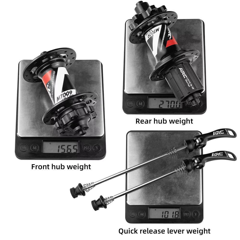 ARC MT009 Front Rear Bicycle Hubs 32 Holes MTB Mountain Bike NBK Sealed Bearing Hub 6 Pawls 114 Clicks Noise HG XD MS 8-12-Speed