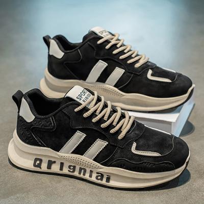 2025 Spring Men's Shoes New Breathable Shoes Men's Trendy Versatile Platform Sports Shoes Casual Running Dad Shoes