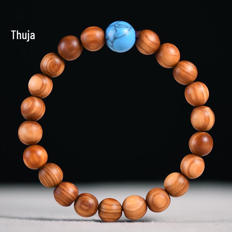 Cliff Cypress Turquoise Beaded Bracelet - DIY Jewelry, Student Style, Buddhist Beads.