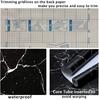 HDHome Black Marble Wallpaper Self-Adhesive Wallcoverings Waterproof Vinyl Peel and Stick Wallpaper  for Home Bedroom Wall Decor