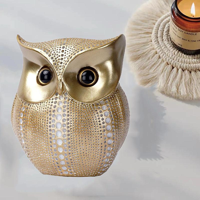 Piggy Bank Animal Statue Home Decor Piggy Banks To Save Sculptures And Figurines Living Room Decoration Desk Children's Gift Owl