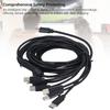 Plug and Play USB C Splitter Cable 2m/6.6ft USB C Multi Charging Cable  For Tablets