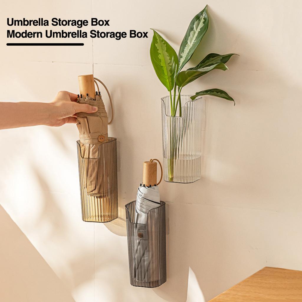Moderní úložný box na deštníky Efektivní stylový vertikální nástěnný organizér pro uložení deštníků do domácnosti Ne