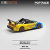 AAAMC1 POP RACE 1:64 Honda Spoon NSX R GT Alloy Car Model Collection Display Item Gift