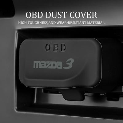 Silicone Car OBD Port Dust Cover Rust-Proof Port Lock Protector For Mazda 3 6 CX-3 CX-5 CX-8 MX-30 MX-5 BT-50 ATENZA ATENZA R360