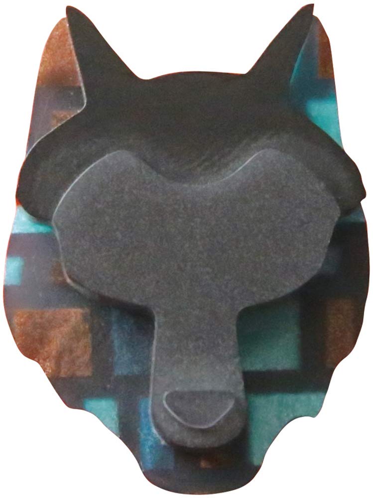 Cement Produce Design Sabae Animal Pins ANIMALE Wolf X X Animale 1.9 2.5 1.9cm SB-0703