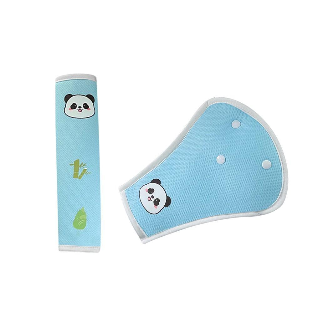 1/2Pcs Adjustable Car Seat Belt Cover Shoulder Protector Soft Shoulder Guard Cartoon Cosy Car Safety Belt Shoulder Pad Kids