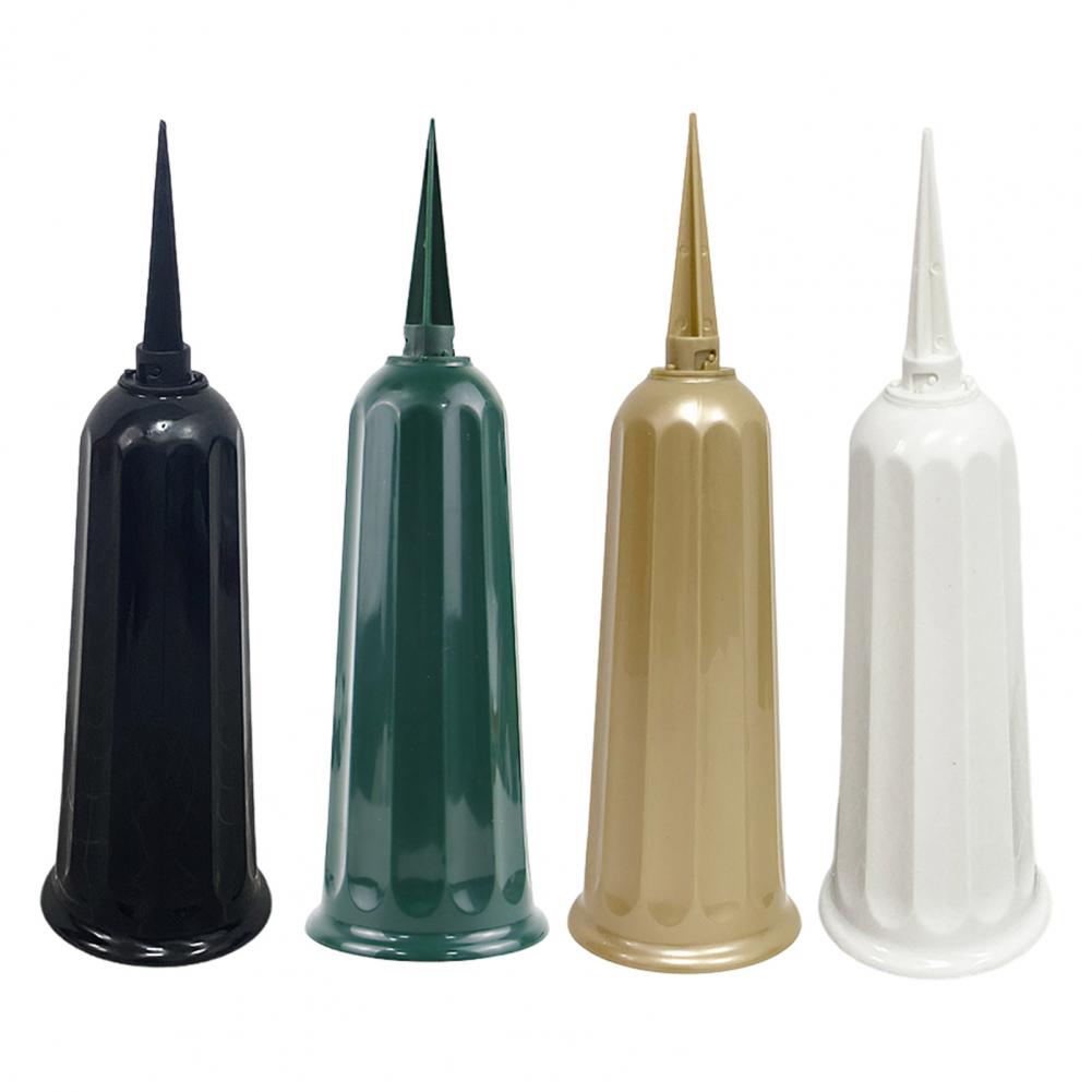 Flower Holder with Spike Memorial Day Cemetery Flower Vase Reusable Bouquet Holder Insert Graveside Headstone Vase