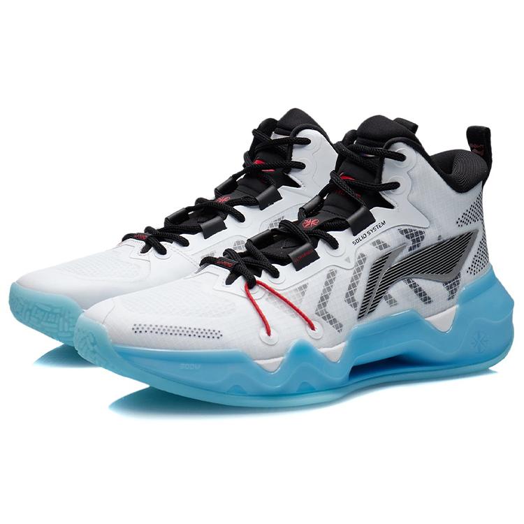 Li Ning Liren 2 Textile, Synthetic Leather, TPU Cushioning Slip Resistant Abrasion Resistant Coverage Support Mid top ABAR087-1