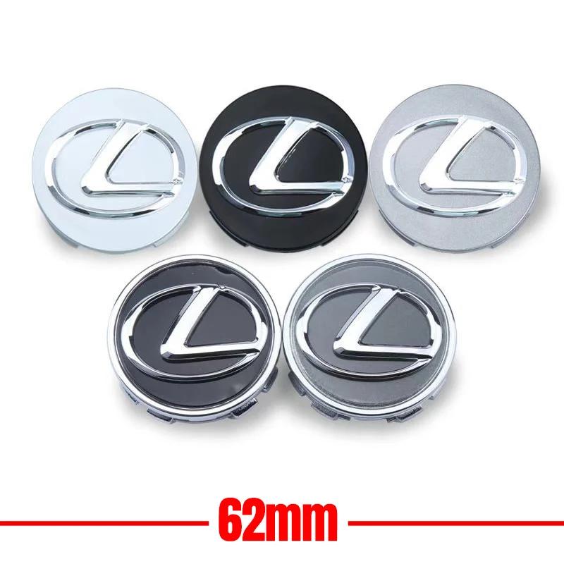 CBFBC1 4pcs 62mm Car Tyre Wheel Center Hub Cap Badge For Lexus GX470 CT200H IS300H IS200 IS250 RX350 RX GX460 NX200 GS430 GS ES RX300