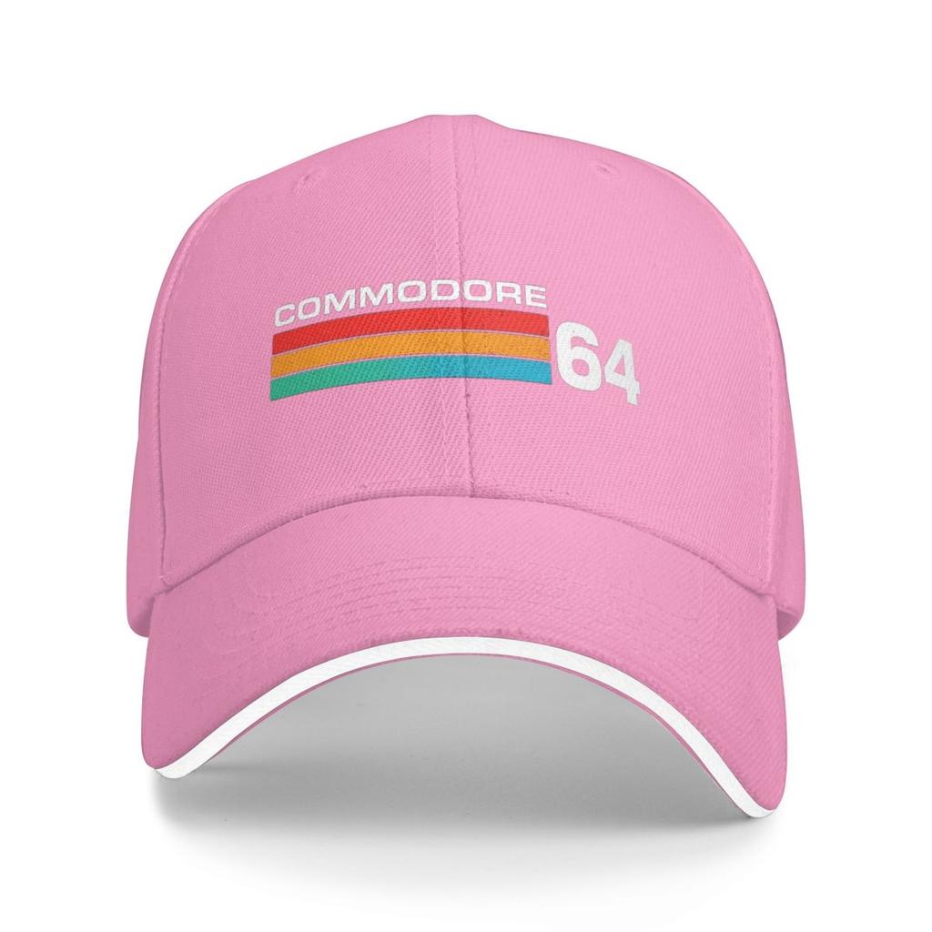 Commodore 64 Logo Baseball Caps Snapback Baseball Hats Breathable Casual Casquette Outdoor Unisex