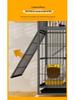 Large Double-Layer Indoor Cat Villa: Space-Saving, Portable Cage with Nest