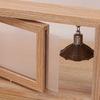 Double-Sided Wooden Picture Frame Rotate Square Commemorative Photo Frame Creative Hollow Decorative Frame Living Room
