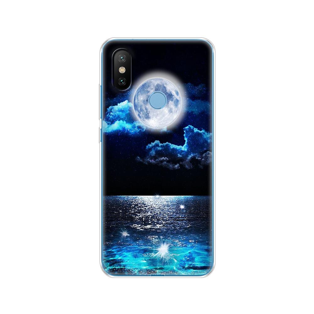 Xiaomi mix 2s için silikon kılıf xiaomi mi mix 2s için yumuşak kılıf kapak mix 2 s arka kapak koruyucu baskı coque