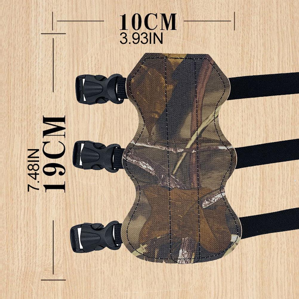 Archery Arm Guards Camouflage Forearm Guard Adjustable Wrist Protector for Bow Shooting Accessories