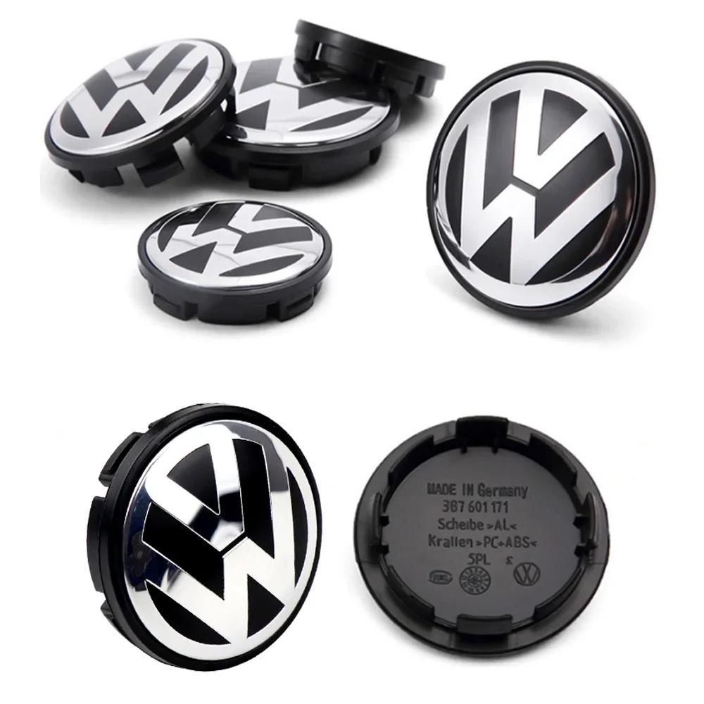 4pcs 55mm 65mm for VW Volkswagen Jetta MK5 Golf Passat car styling wheel center wheel hub cap modification accessories suitable MF4