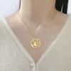  Elegant Flower Fairy Necklaces Stainless Steel Fashion Charm Forest Elf Pendant Chain for Women Lady Party Jewelry Gifts