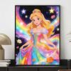 Disney Diamond Painting Kit Full Diamond Round Rainbow Princess Decor Home Decor Craft Gift