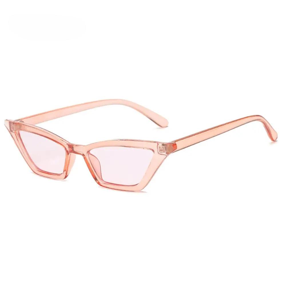 Women's Small Glasses Frame Sun Glasses Cat Eye Vintage Style UV400 Protection Eyewear Brand Designer Fashionable Eyeglasses