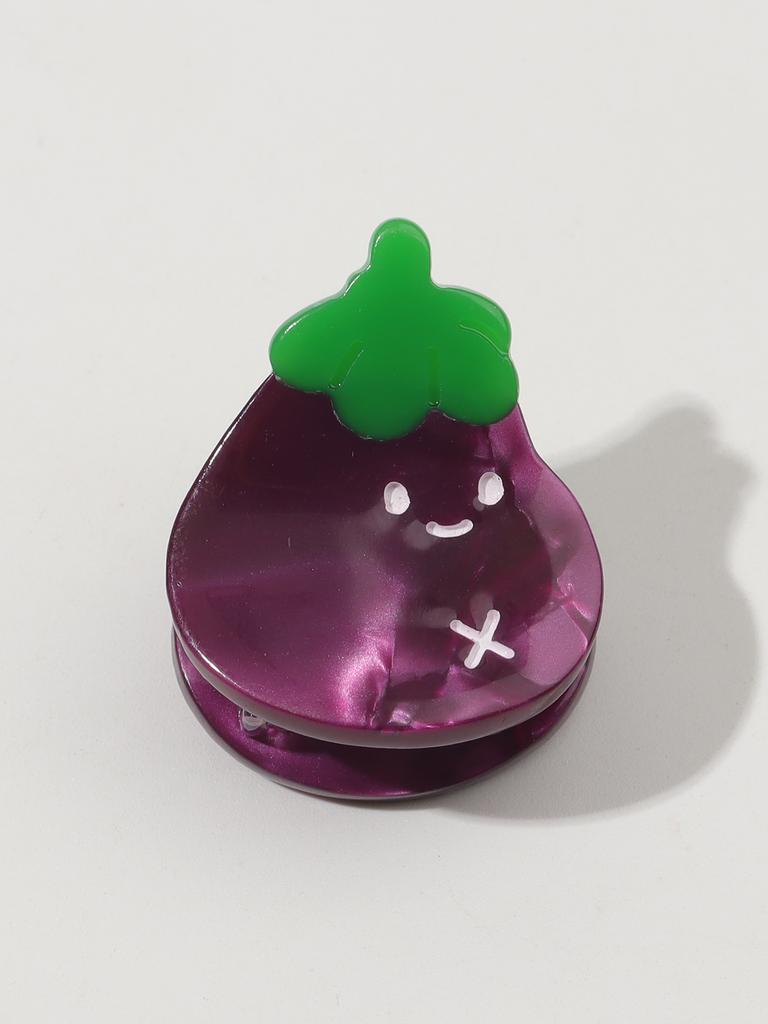 Acetate Vegetable Small Hairpins Eggplant Pepper Hair Ornaments Sense of Quality Cute Hairpin Y2k Dopamine Clip