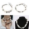 Elegant Pearl Beads Ball Necklace Temperament Clavicle Chain Birthday Gift
