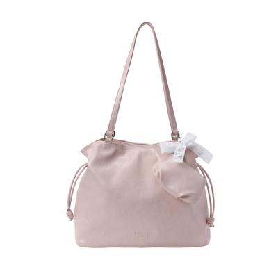 Fengyu Blumenstrauß Tragetasche, Handtasche in zartem Rosa für Damen, vielseitige und modische große Umhängetasche