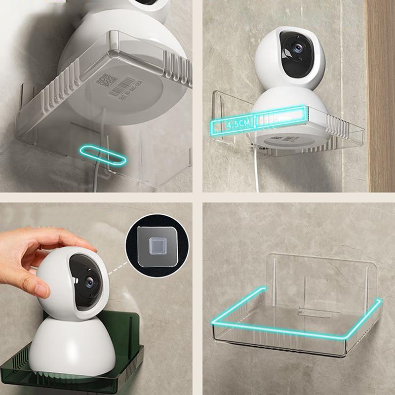 Wall Mount Floating Stand Shelf For Security Camera Mini Speaker Storage Stand