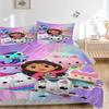 Fantasy Friends Adventure Print 3Pcs Bedding Setduvet Cover With 2 Bedropillowcase Home Birthday Gift
