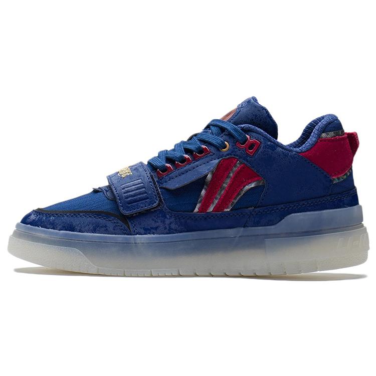 

Li Ning Rookie Cushioning Slip Resistant Abrasion Resistant Low top Vintage Basketball Shoes Women s Navy ABCS050-11 37