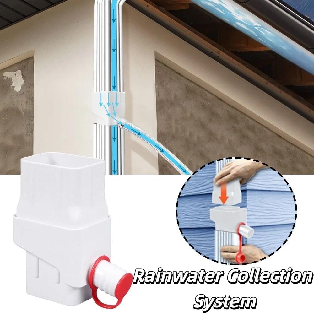 Easy Install Rain Barrel Diverter Kit Downspout Diverter System  Water Harvesting