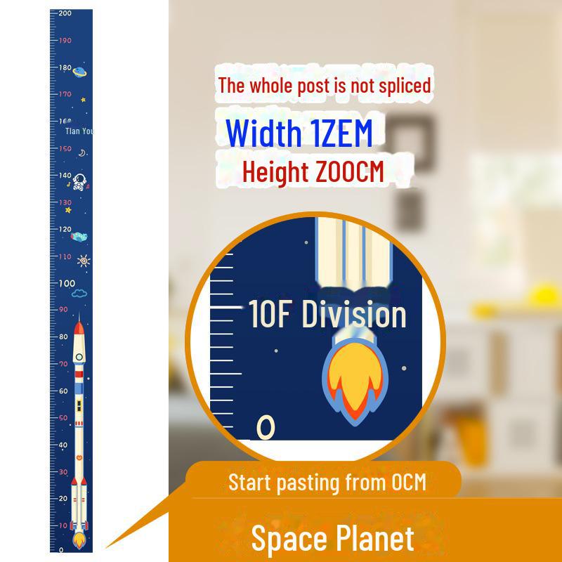 

Наклейки на стену с диаграммой роста для детей: Простая в применении, безопасная линейка от 0 для отслеживания роста младенцев и детей. Height Sticker