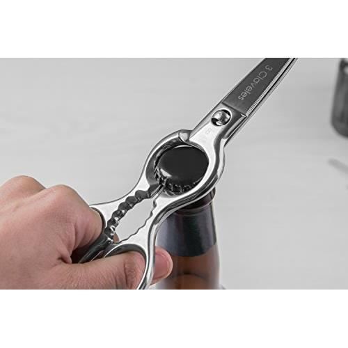 3 claveles 409 - ciseaux de cuisine multi-usages démontables acier inoxydable 20,32 cm 409