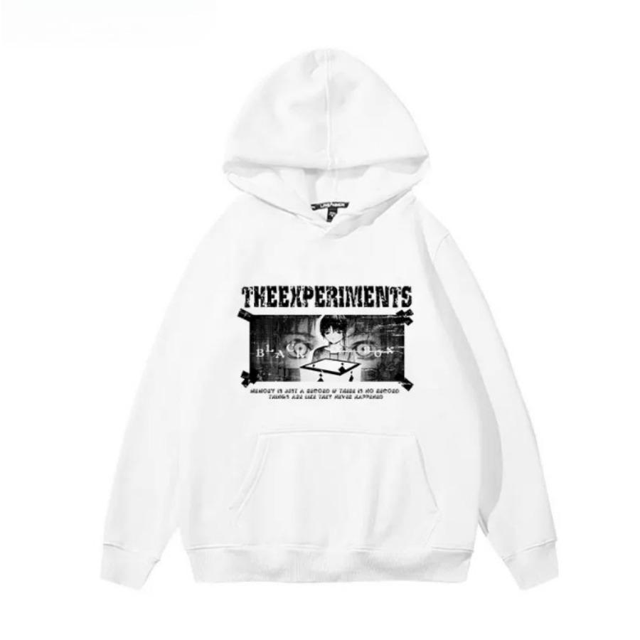 Serial Experiments Lain Funny Hoodie Hip Hop Graphic Sweatshirt Poleron Hombre Streetwear Harajuku Tracksuit Oversized Clothes