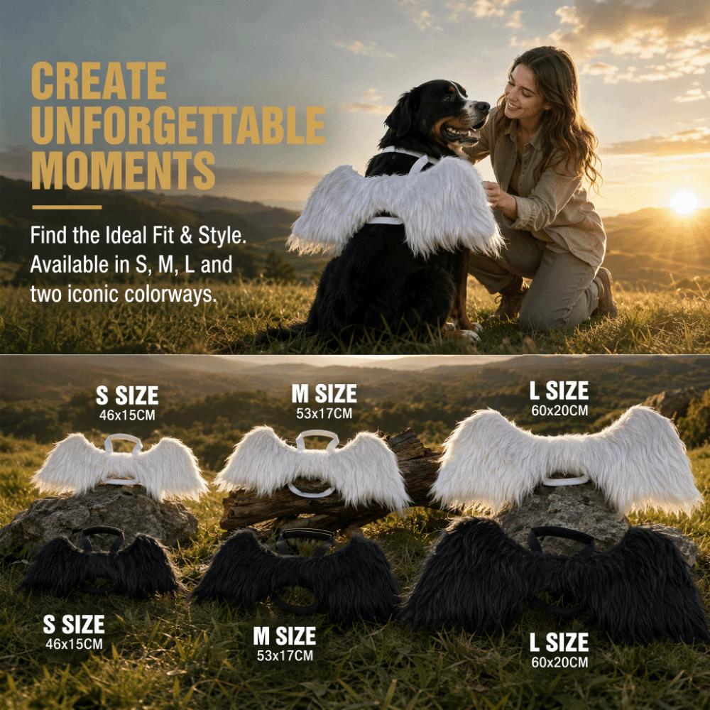 Back Worn Dog Costume Wings Lightweight PET Wings Premium Dog Wing Clothing  Halloween
