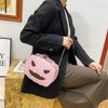 Luggage Special-shaped spoof monster pumpkin small square bag fun Halloween women's bag sequined chain messenger bag