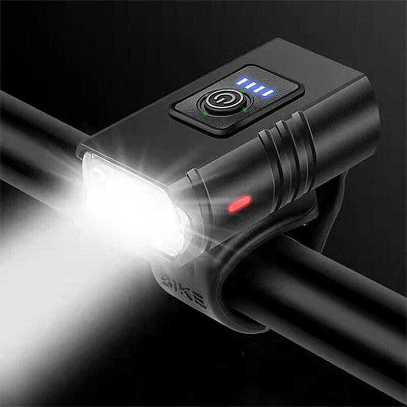 bicycle light LED SET rechargeable waterproof front light + taillight de