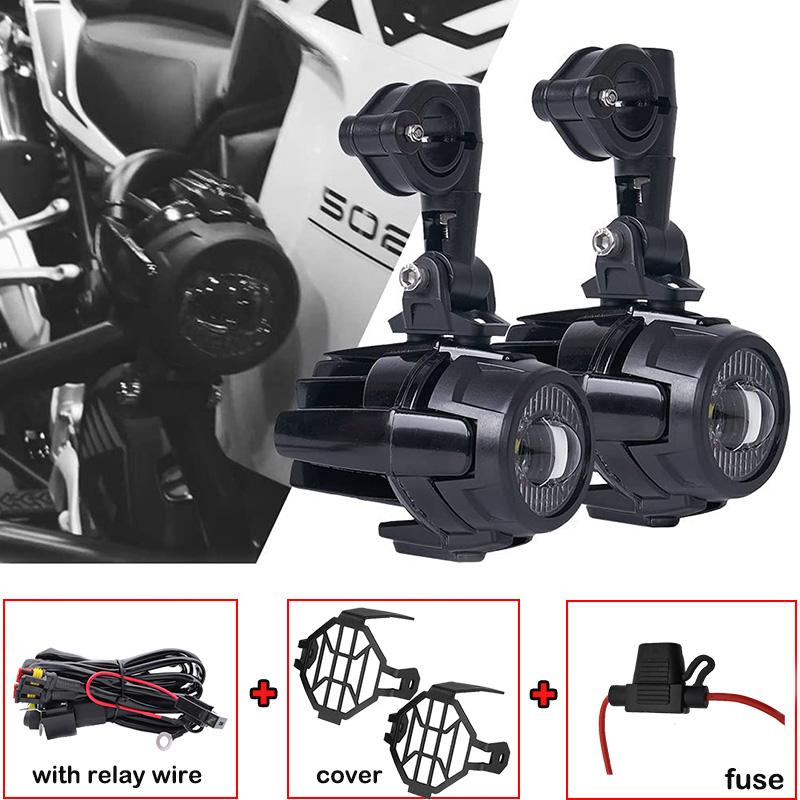 Upgrade 40W 6000K Brighter Fog Light Auxiliary Lamp for BMW R1200GS, F800GS, F700GS, F650, K1600 Motorcycles