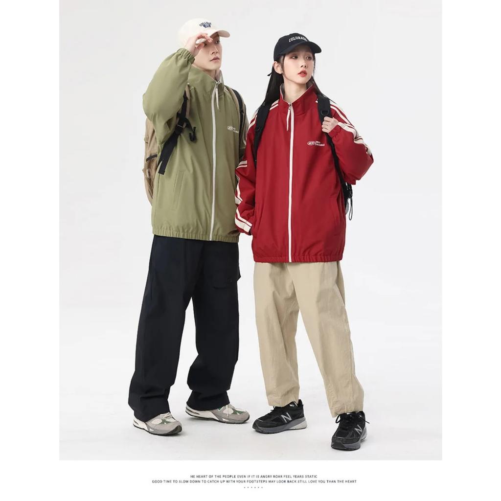 ZYLLO New Jacket Two-sided Long Sleeve Outdoor Men Coats Women Reversible Windproof Coats Splashproof Double-Sided Jackets Couple Top