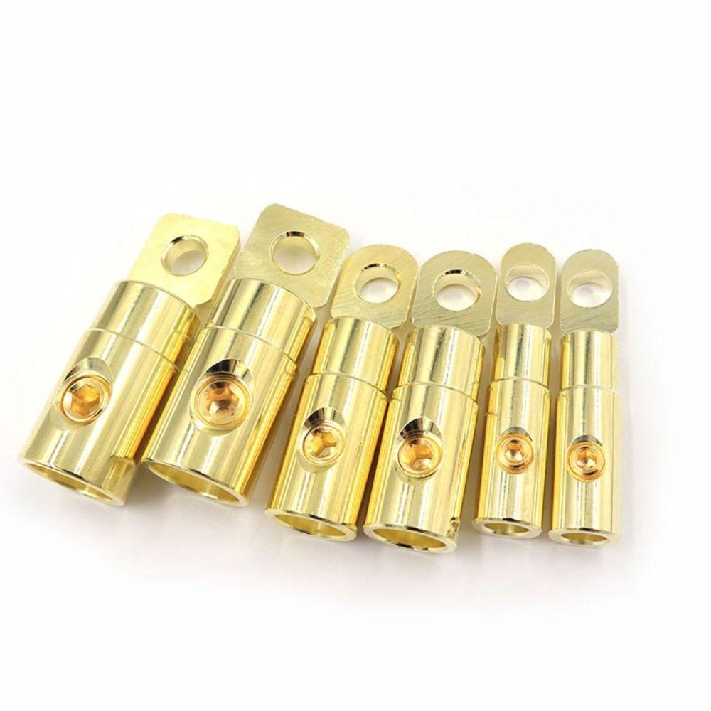 Brass Car Audio Connector O-Type Power Supply Reducer High Quality Car Audio Modified Connector