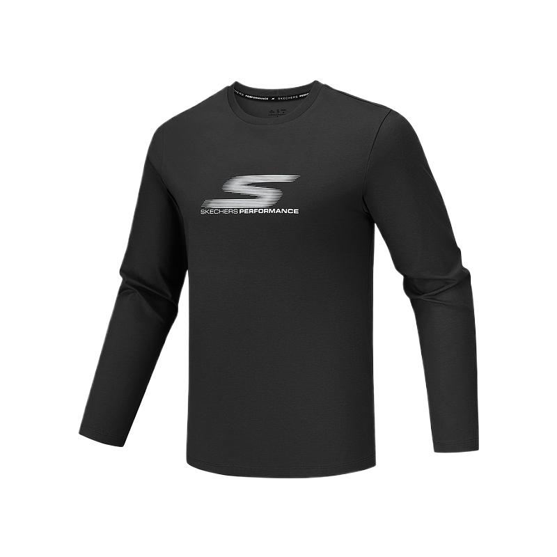 Skechers Solid Color Pullover Round Neck T-Shirt Men tops P226M230-0018