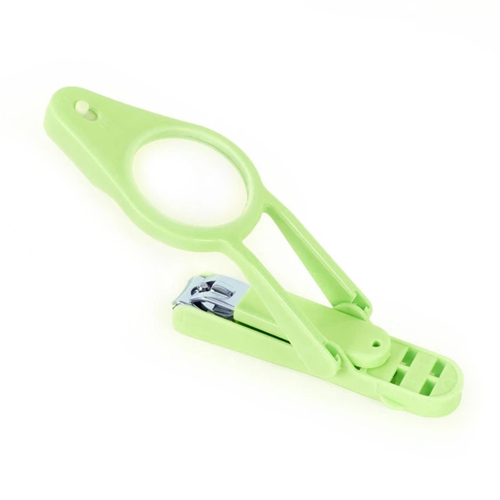 

High Qualit LED Light Magnifier Nail Clippers LED Magnifier Illuminated Cutters Home Practical Multi-Function Nail Clippers светло-зеленый
