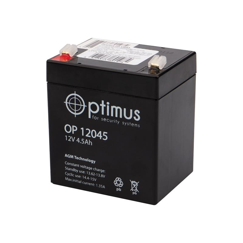 

Аккумулятор Optimus 12В 4 5А ч 30-2045-4