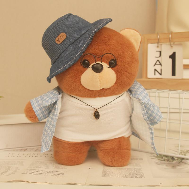 Literary William Bear Series Dolls Cute Clothing Teddy Bears Plush Toys Animals Give Friends Birthday Gifts