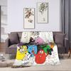 Soft Blanket Camping Barbapapa Barbamama Family  Bedding Throws  Flannel Bedspread For Couch Bed Pattern Sofa Bed Cover