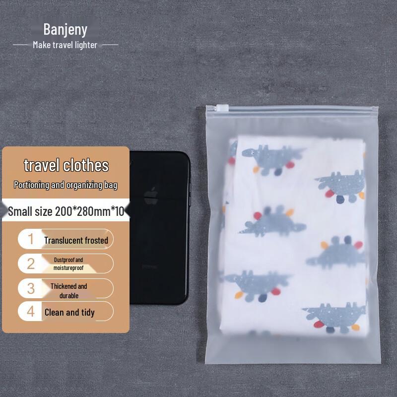 

Benzhni Translucent Frosted Travel Storage Bags
