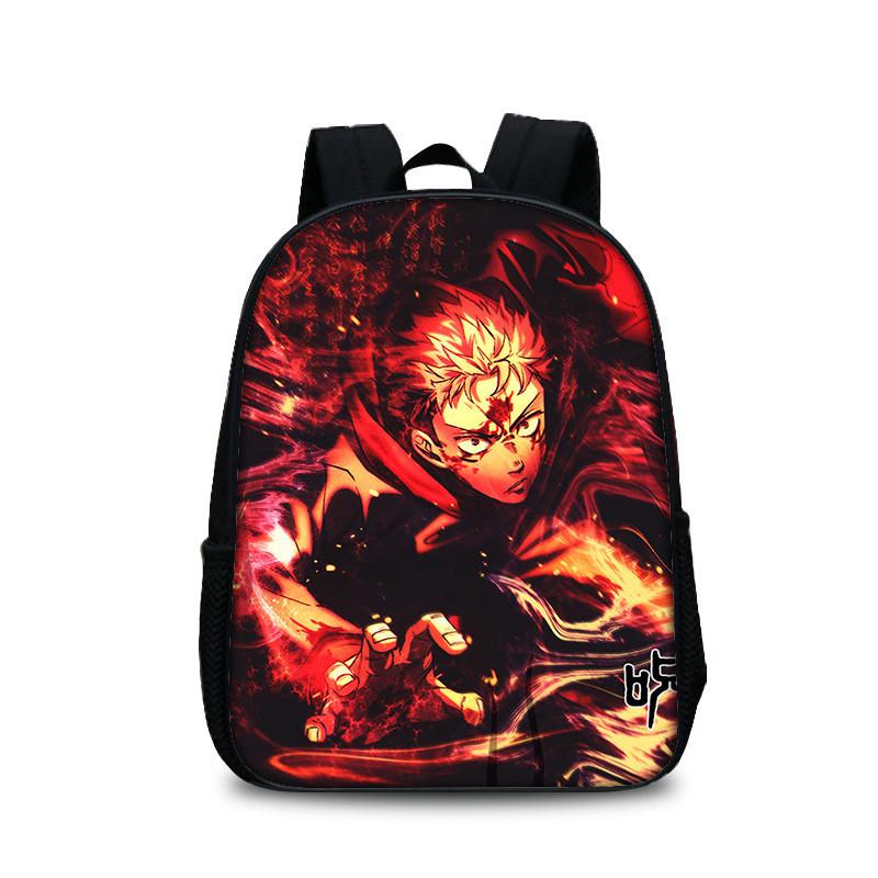 Jujutsu Kaisen Backpack With Polyester Material And Spacious Design For Students And Daily Use