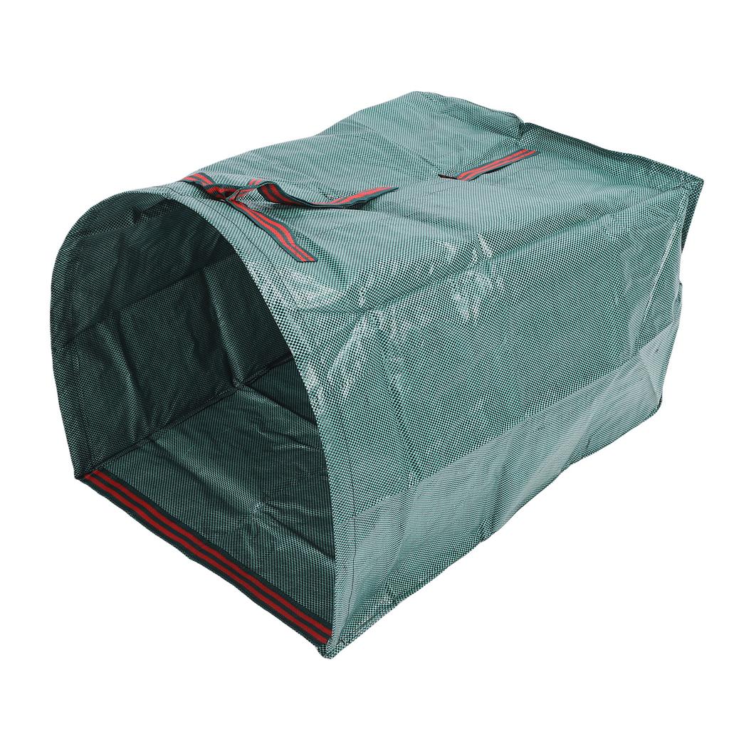 Yard Waste Bag 200L Large Capacity Semicircle Shape Dustpan Type Rain Proof Multifunctional Leaf Collector Bag with